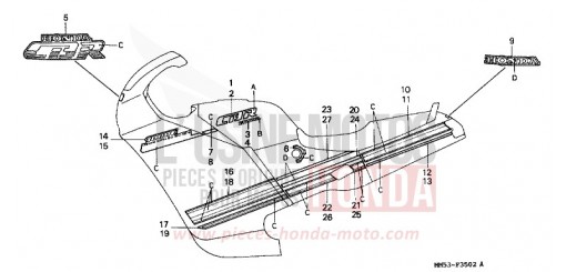 MARK (3) CBR1000FJ de 1988